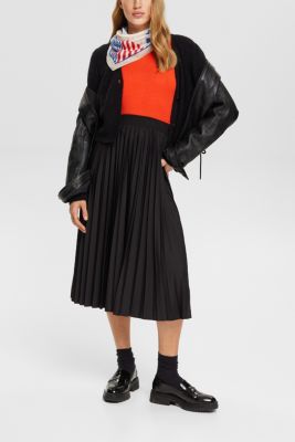 Short-sleeved knit sweater, ORANGE RED, detail-asia image number 1