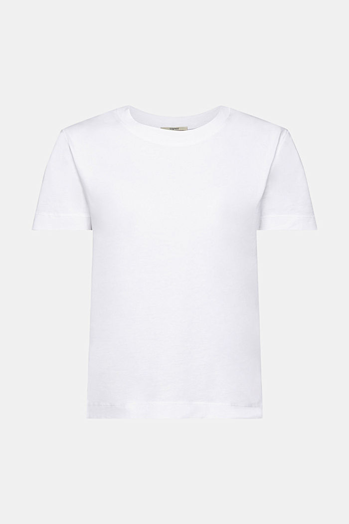 코튼 크루넥 티셔츠, WHITE, detail-asia image number 6