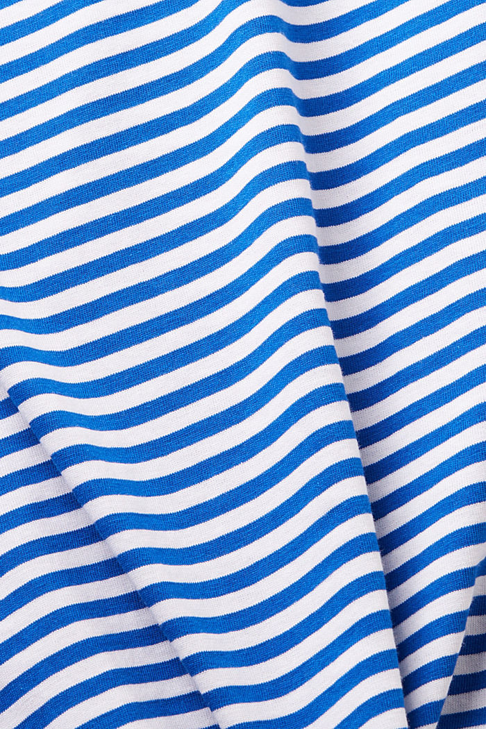 Striped t-shirt, BLUE, detail-asia image number 4