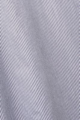 Pinstripe cotton shirt with mandarin collar, NAVY, detail-asia image number 4