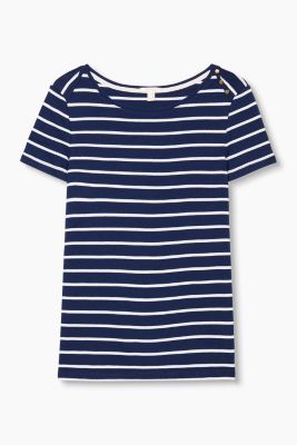 Esprit - striped T-shirt in 100% cotton at our Online Shop