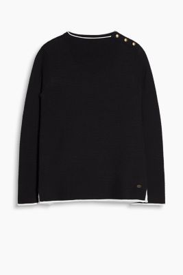 pull bouton epaule