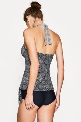 Esprit Padded long tankini top with ornament print at our Online Shop