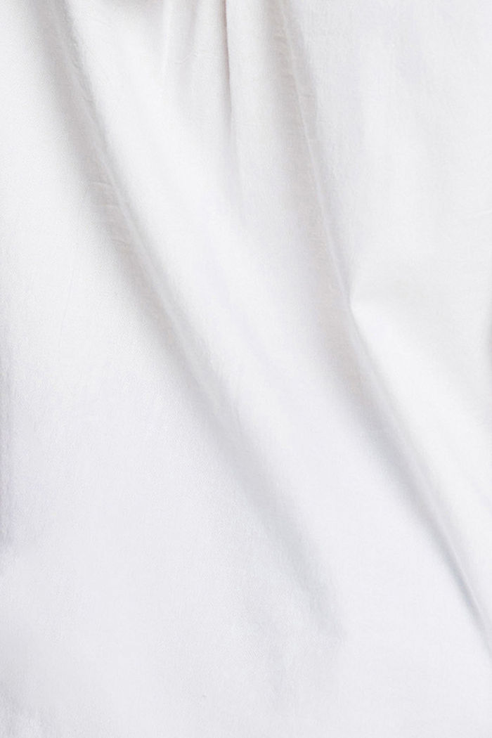 以 100% 棉製成的女裝恤衫上衣, 白色, detail-asia image number 5