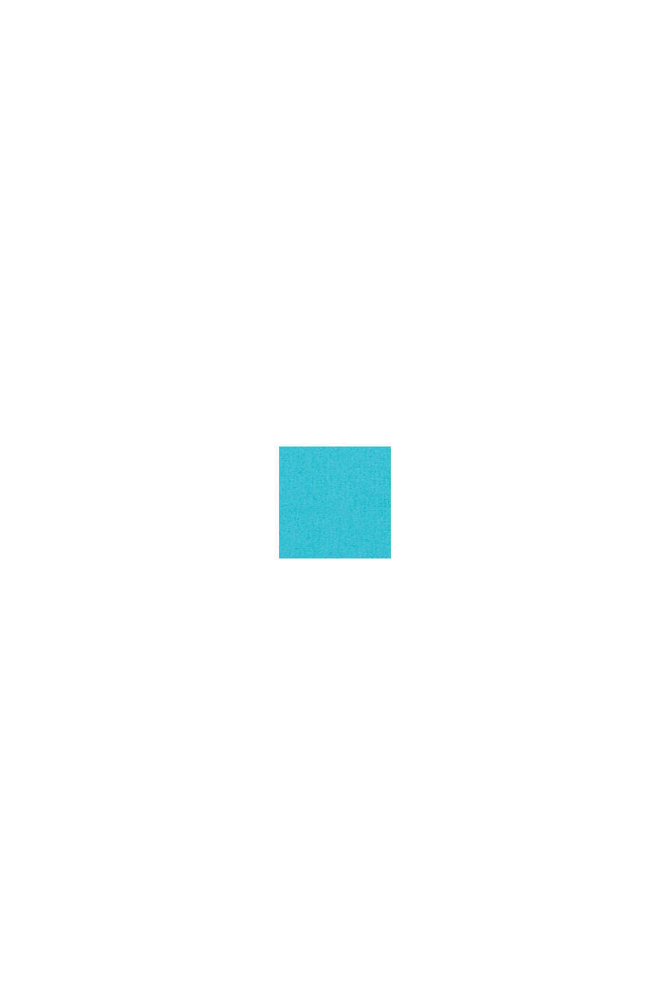 Badedragt med farveharmonisk logoprint, TURQUOISE, swatch