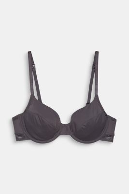 Esprit Unpadded Underwire Bra With Sheer Stripes At Our Online Shop