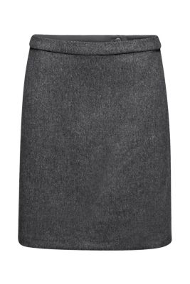 ESPRIT À teneur en laine : la jupe trapèze élégante