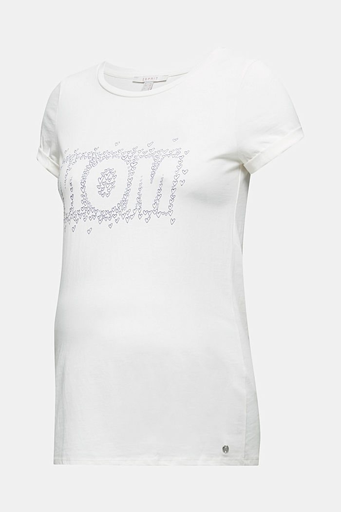 Koszulka z nadrukiem, 100% bawełny, OFF WHITE, overview