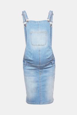 linen maternity dungarees