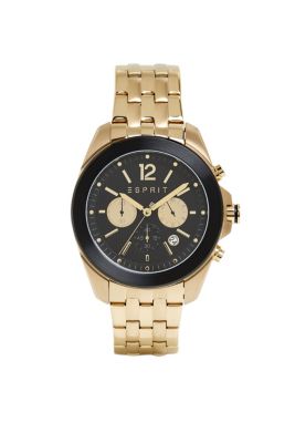 Licences Chronographe en inox à bracelet à maillons