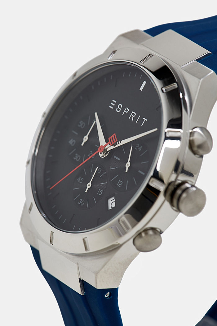 Chronograph mit Silikon-Armband