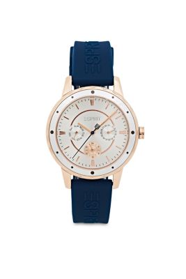 Licences Montre multifonction bicolore dotée d’un bracelet en silicone