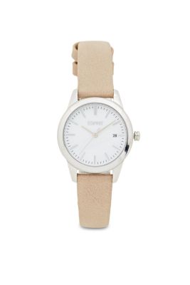 Licences Montre en acier inoxydable, bracelet en similicuir