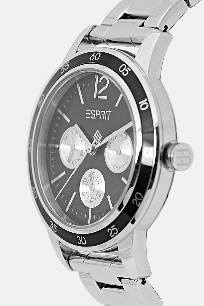 Wielofunkcyjny zegarek ze stali szlachetnej, SILVER, detail image number 1