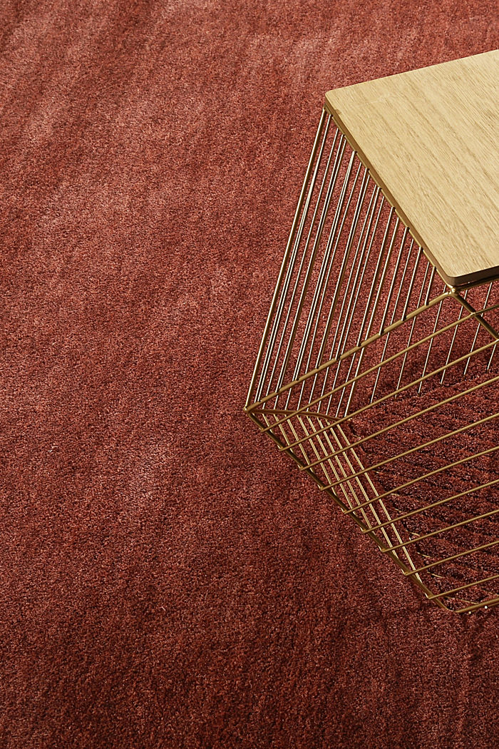 Hochflor-Teppich in vielen Trendfarben, RED BROWN, detail image number 3