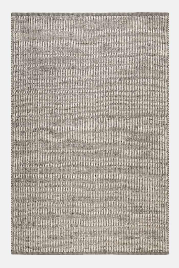 Handgewebter Teppich aus Woll-Mix