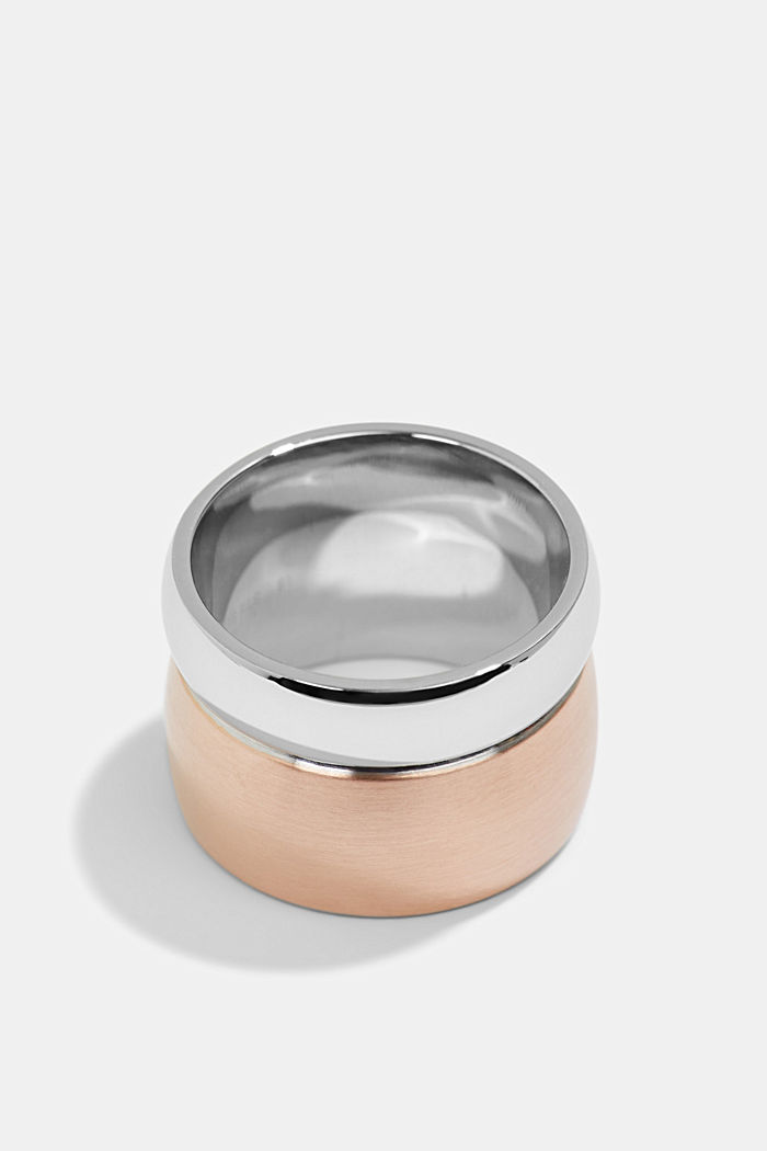 Stainless steel statement ring