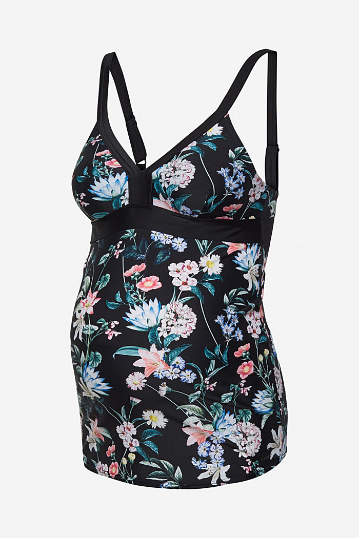 Tankini top with padded cups