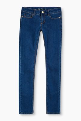 Esprit Stretch denim jeans, adjustable waistband at our Online Shop