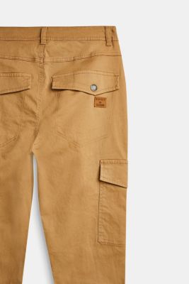 ESPRIT - Stretch cotton cargo trousers our online