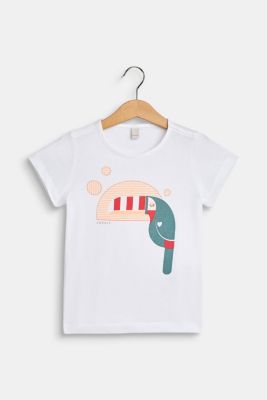 T-Shirt mit Tukan-Print, 100% Baumwolle