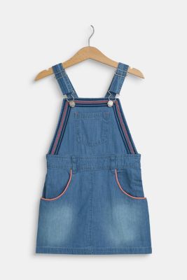 ESPRIT - Tuinjurk van licht, katoenen denim in onze e-shop