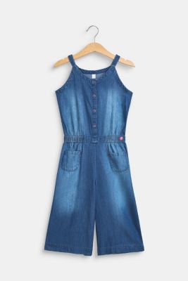 lightweight denim jumpsuit