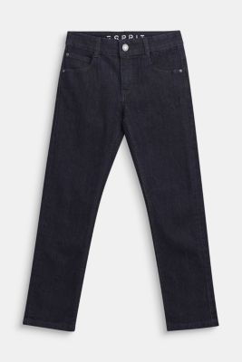 dark blue stretch jeans