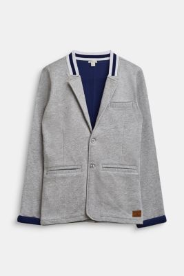 casual cotton jersey blazer