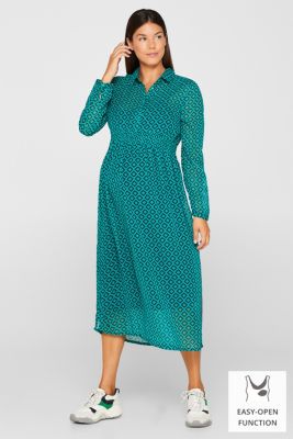 chiffon nursing dress