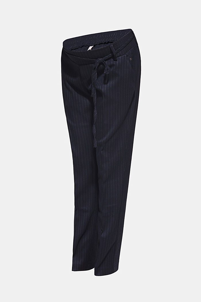 Pantalón elástico con faja premamá, NIGHT BLUE, detail image number 0